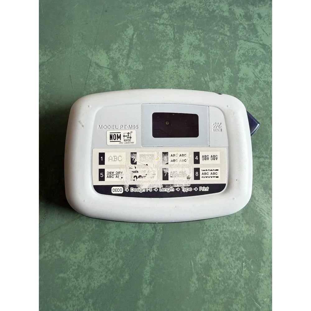 Brother P-Touch PT-M95 Handheld Label Maker Tested Working No Tape